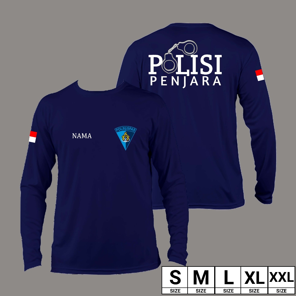 Kaos Polsuspas Tangan Panjang Hantu Penjara