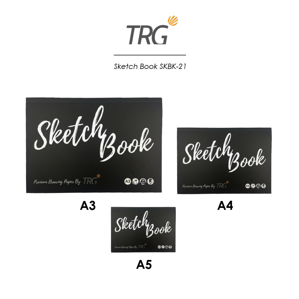 

TRG Sketchbook Sketch Drawing Book SKBK-21 A3 A4 A5 150gsm - Kertas Buku Gambar & Sketsa 150 gsm TRG