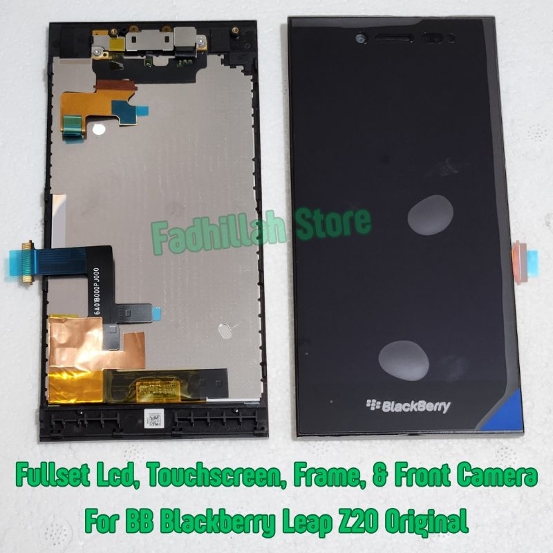 Fullset Lcd Touchscreen Frame & Front Camera For Blackberry Leap Z20 Original LCD BB