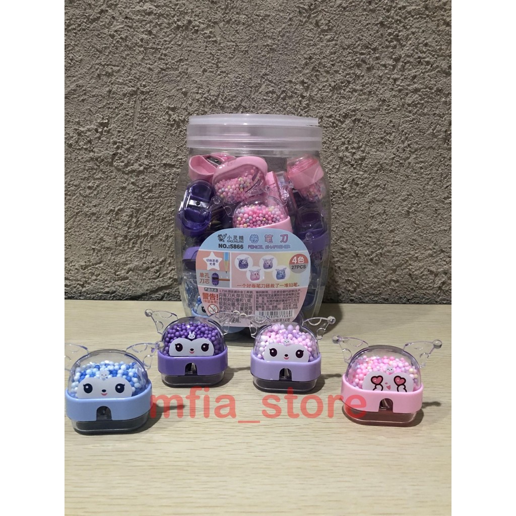 

Rautan Pensil / Serutan Pensil Kuromi Motif lucu Karakter Kuromi