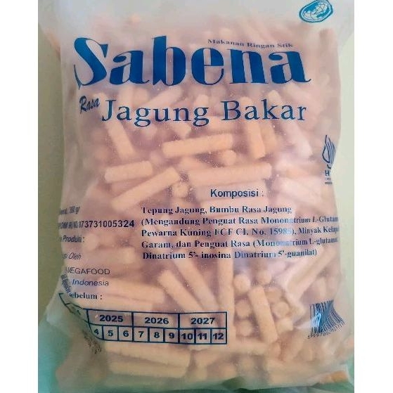 

Cemilan Stik Sabena Rasa Jagung Bakar 360gr