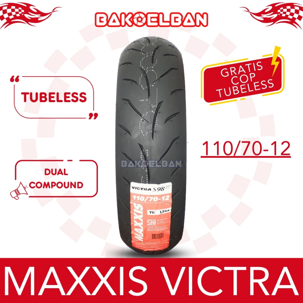 BAN MOTOR MAXXIS VICTRA 110/70-12