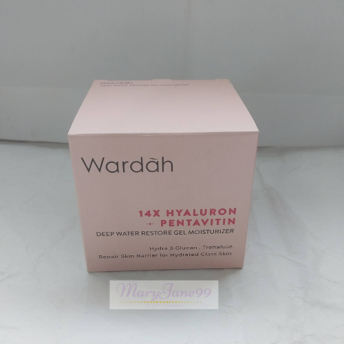 Wardah 14X Hyaluron + Pentavitin Deep Water Restore Gel Moisturizer 30gr/moisturizer/cream wajah/unt