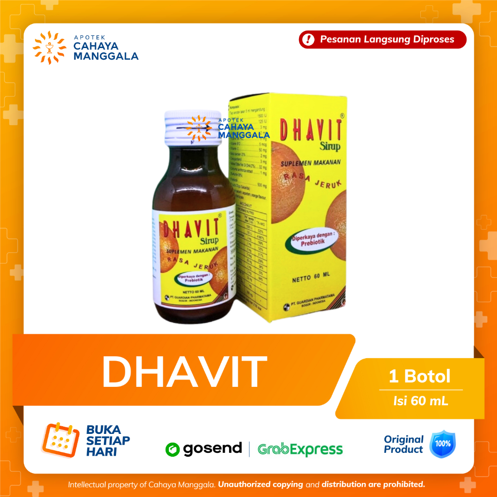 DHAVIT SIRUP 60 ML