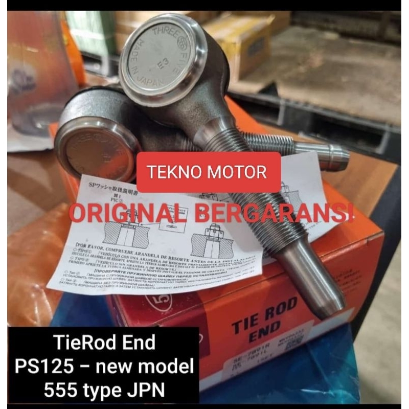 TIE ROD END CANTER MITSUBISHI PS125CANTER 1SET 555 JAPAN BARU BERGARANSI JAPAN L/R