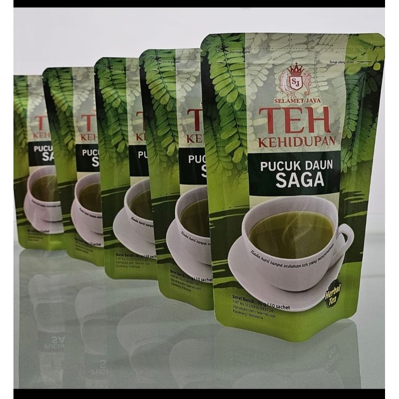 Teh Kehidupan ( pucuk daun saga )