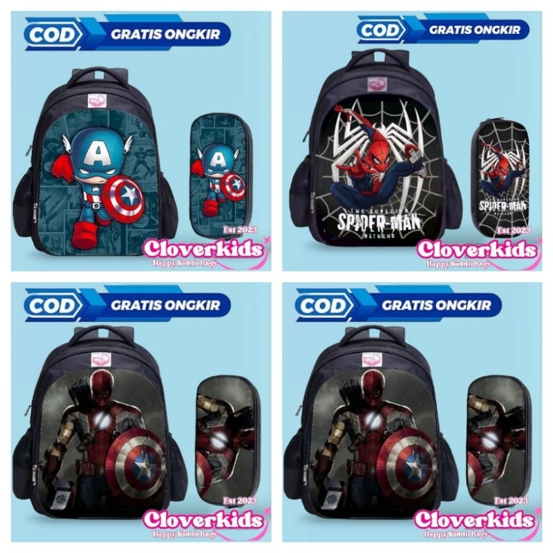 tas ransel marvel