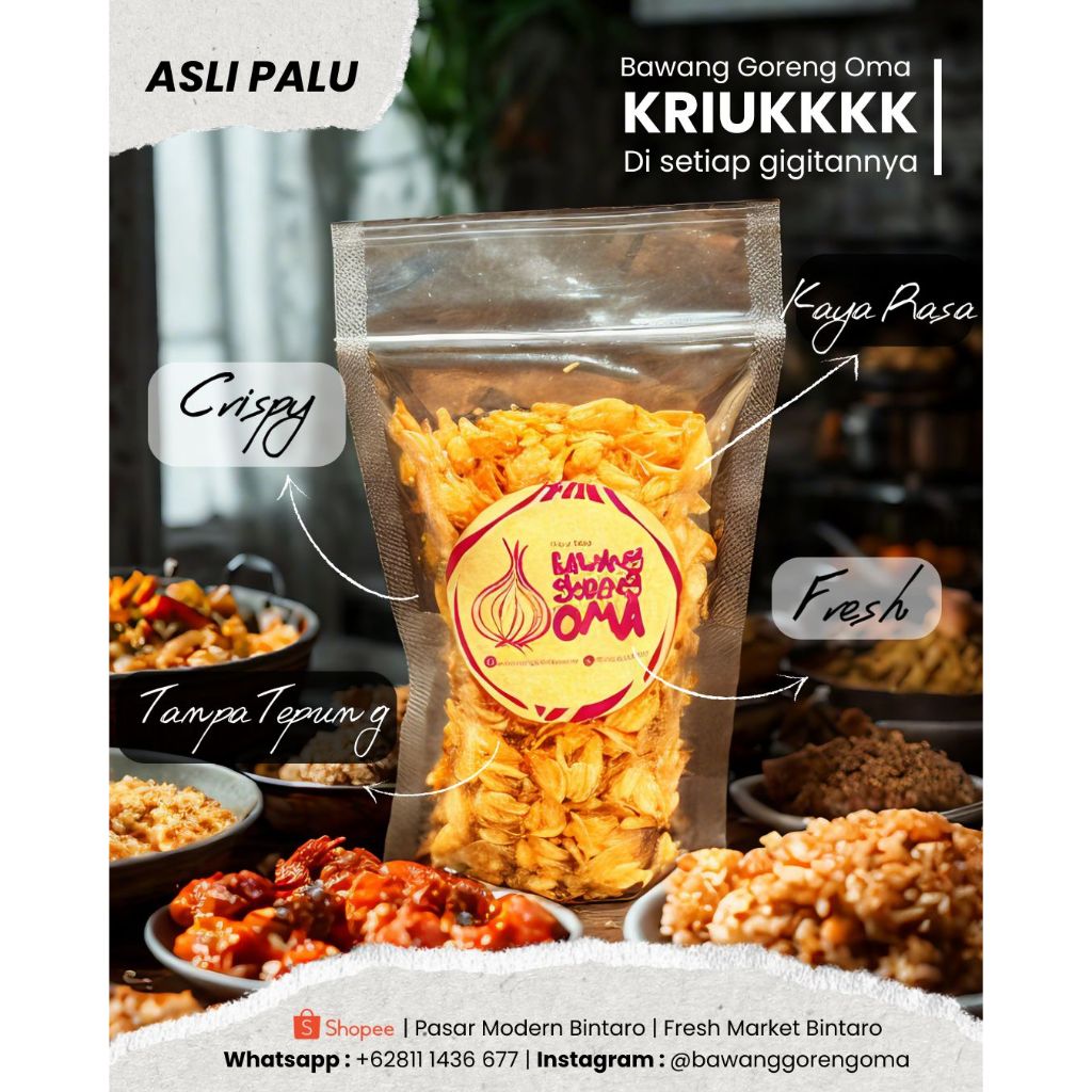 Bawang Goreng (Khas Palu/Sulawesi)