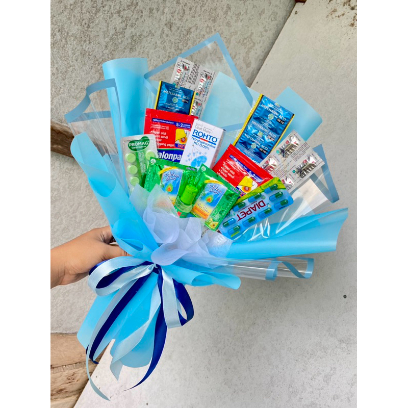 

buket obat-obatan/buket anniv/buket pria/buket ultah/buket herbal/buket sehat