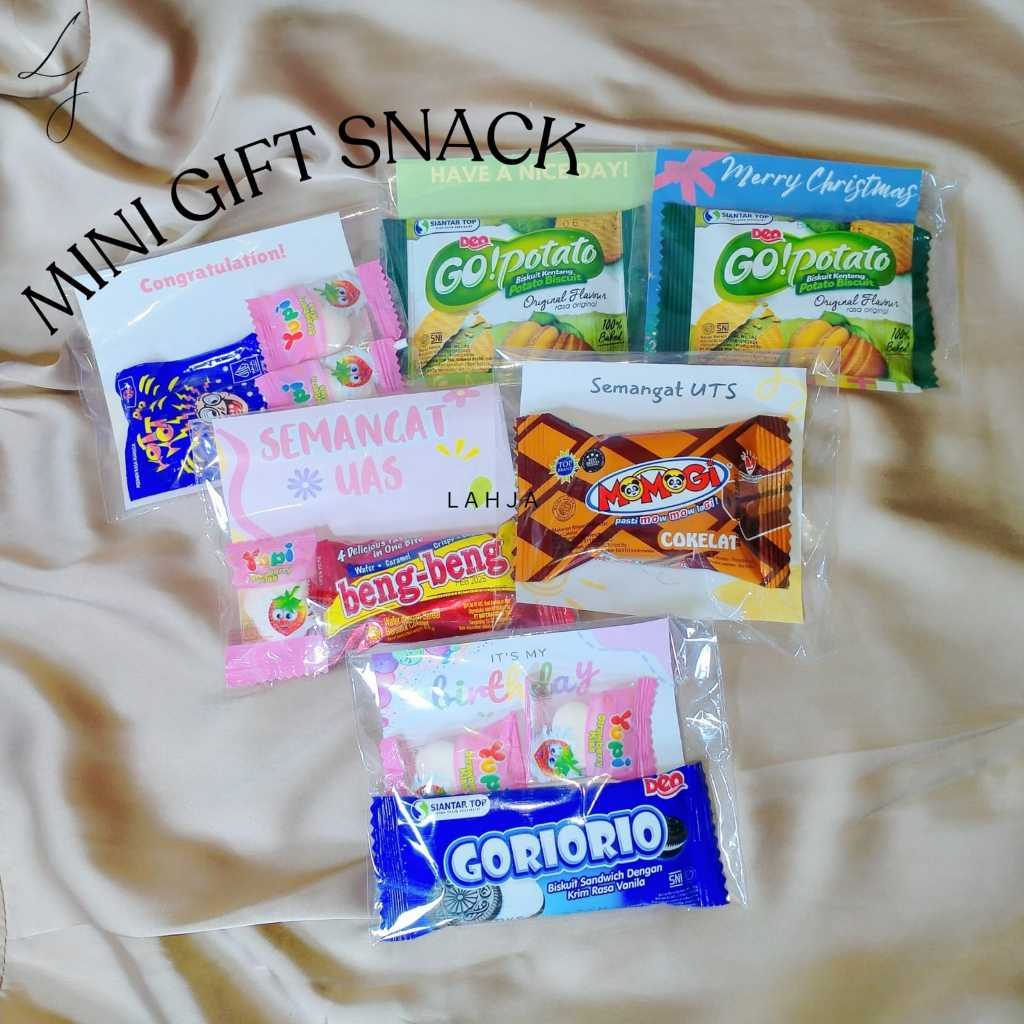 

[PART 1] MINI GIFT SNACK SERIBUAN / HAMPERS MINI SNACK / BINGKISAN SNACK ULANG TAHUN