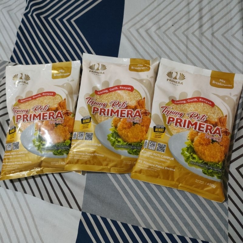 

tepung roti panko panir 450 gram tepung primera ekono mix breadcrumb