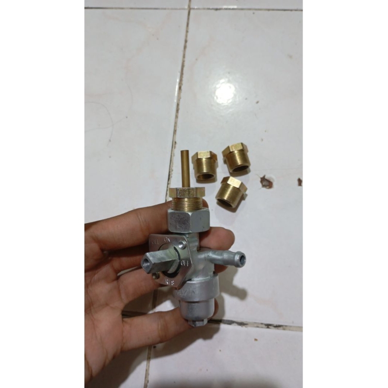 Drat adaptor sambungan kran bensin kecil cb gl ke kran beasar tiger