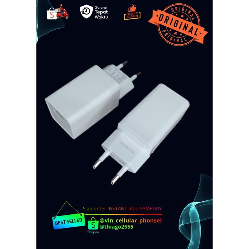 SUPERVOOC Travel Adaptor Oppo A38 A18 A16 A17 Travel Charger Oppo A54 Batok Charger Oppo VOOC Adapte