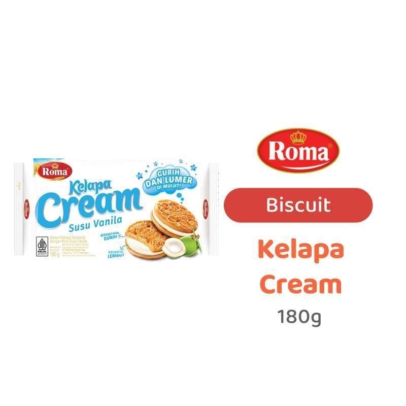 

Roma Kelapa Cream Vanila 180 gram