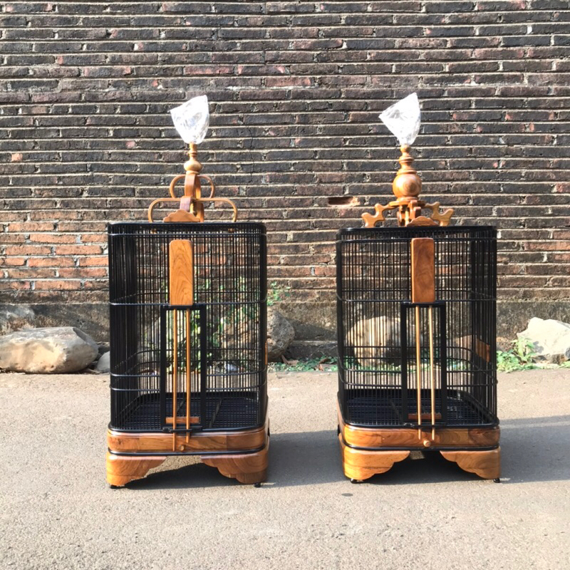 Sangkar oval kayu jati , Sangkar oval kayu jati 40x40