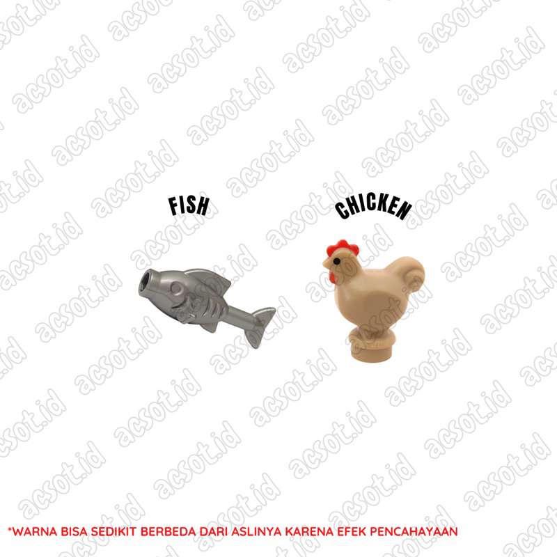 Animal Character | Minifigure Accessories | Aksesoris Minifigure