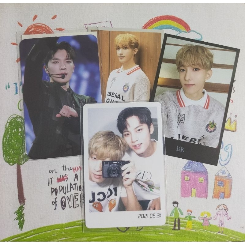 Photocard Minwon Polaroid Dicon Camera Wonwoo heaven carver Dino Follow Again To Cinema