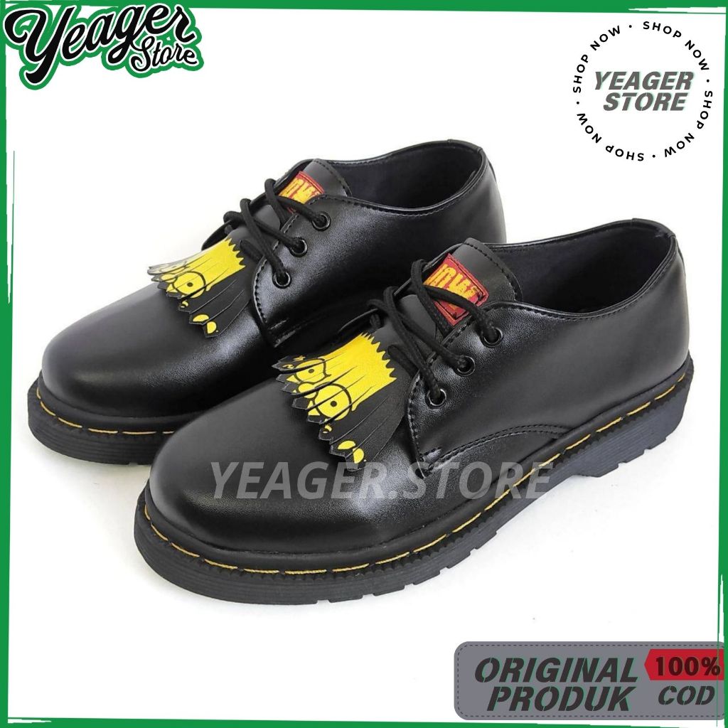 YEAGER - Sepatu Pantofel Oxford Pria Formal Rumble Simpsons Series