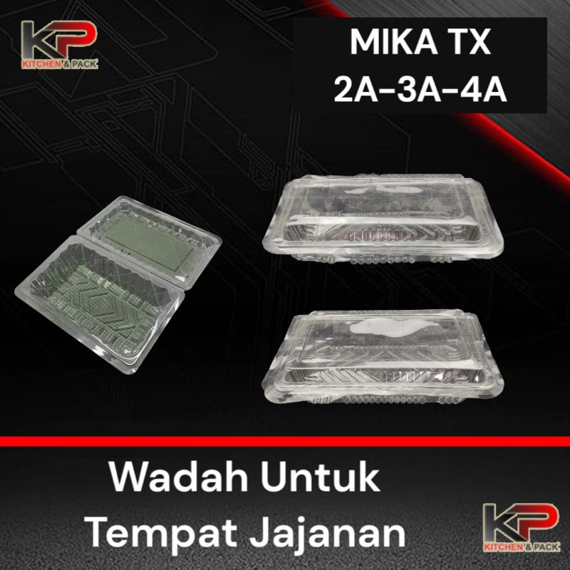 Mika Kue Plastik 2A 3A 4A Mika Plastik Bening