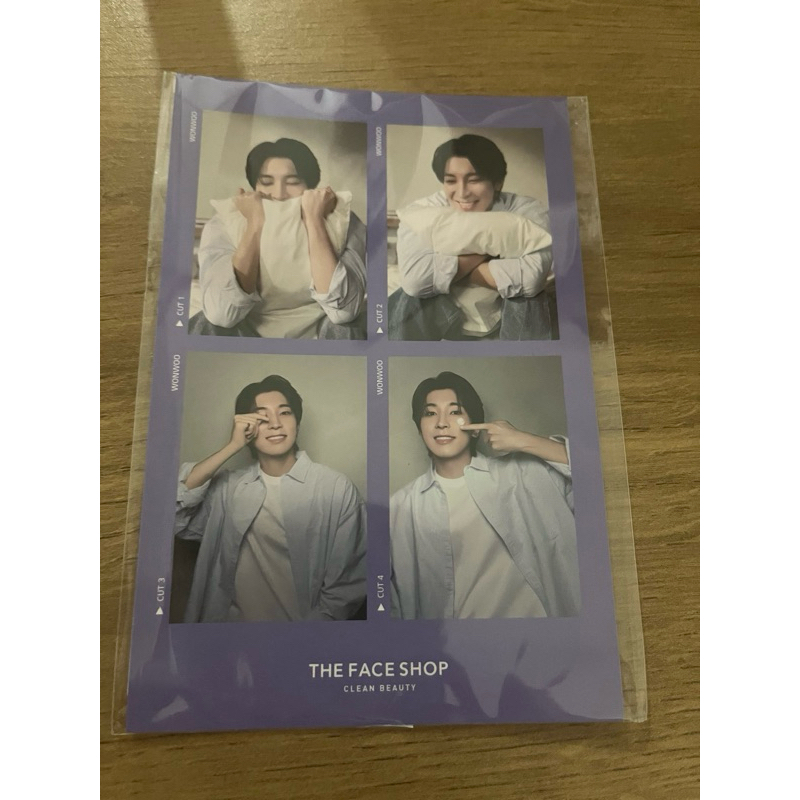 WONWOO THE FACE SHOP POSTCARD