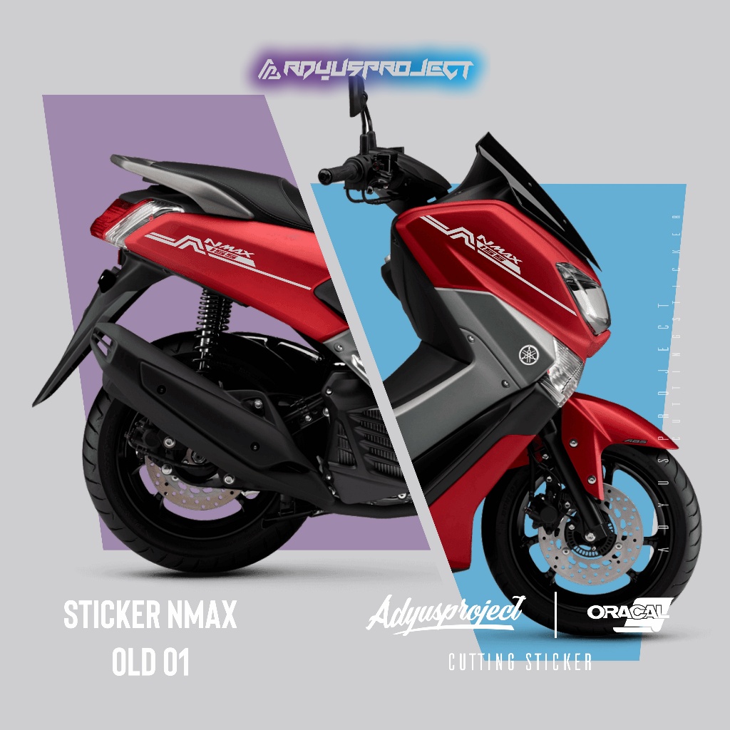 Strping Yamaha Nmax Old 2015 - 2019 Cutting Sticker Sticker Nmax Old 01