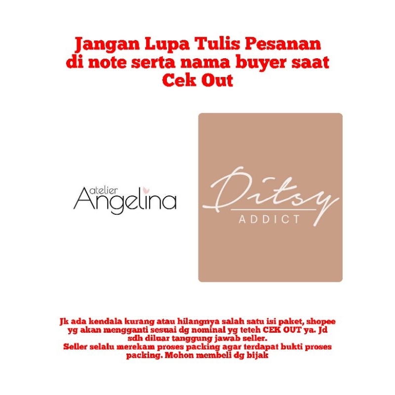 Pesanan Ditsy & Atelier Angelina : Gamis Dewasa, Gamis Anak, Sleepwear dll