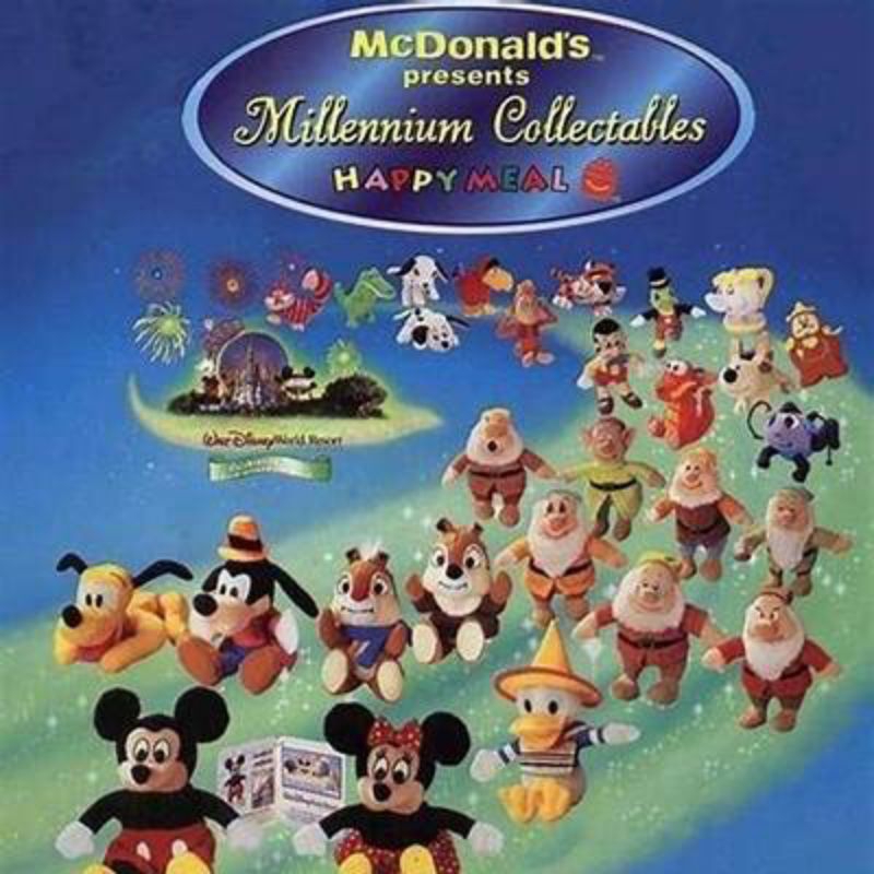 FIGUR MCD MCDONALD'S HAPPY MEAL TOYS - MILLENNIUM COLLECTABLES DISNEY