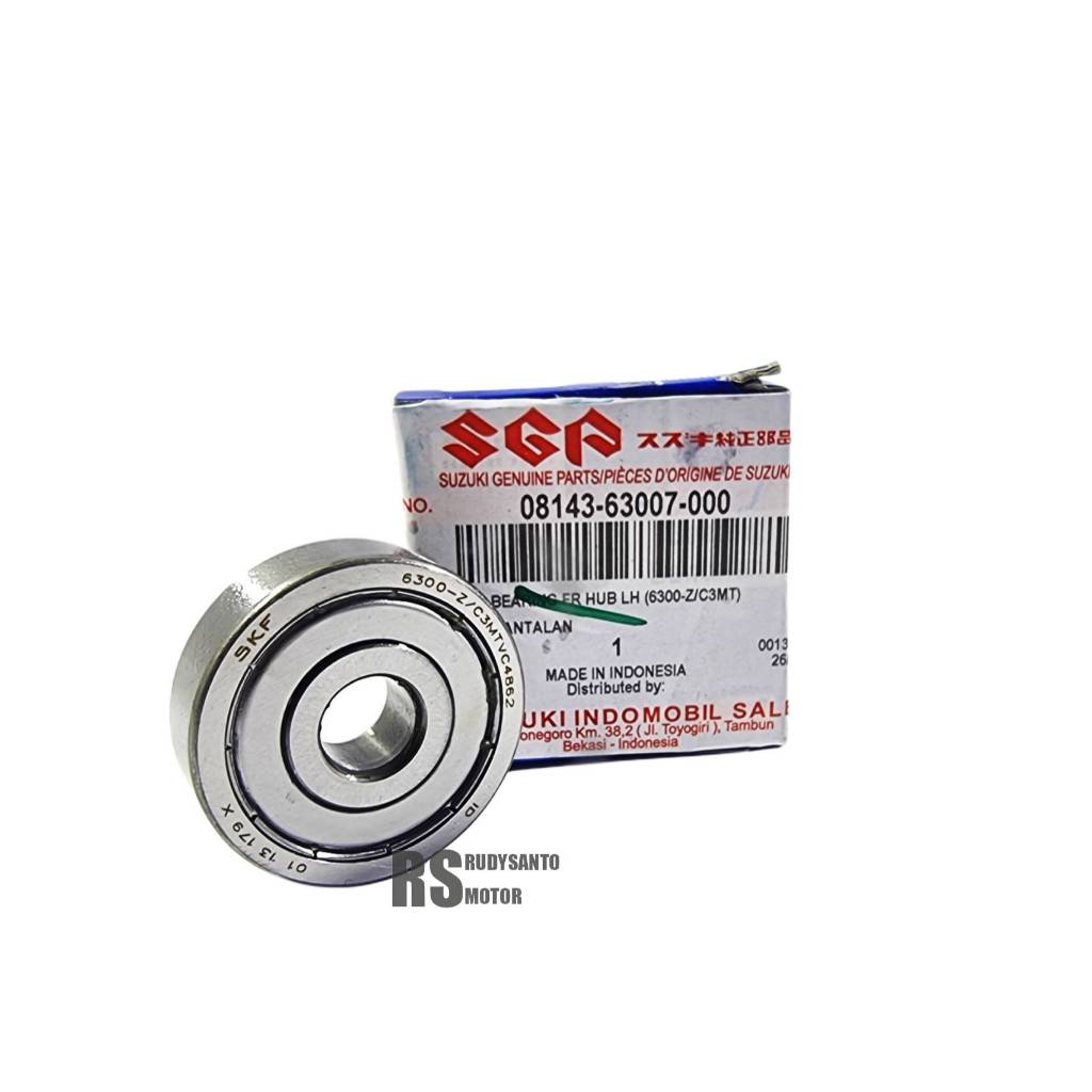 Laher Bearing Roda Depan 6300 Asli SGP Original Suzuki 08143-63007-000