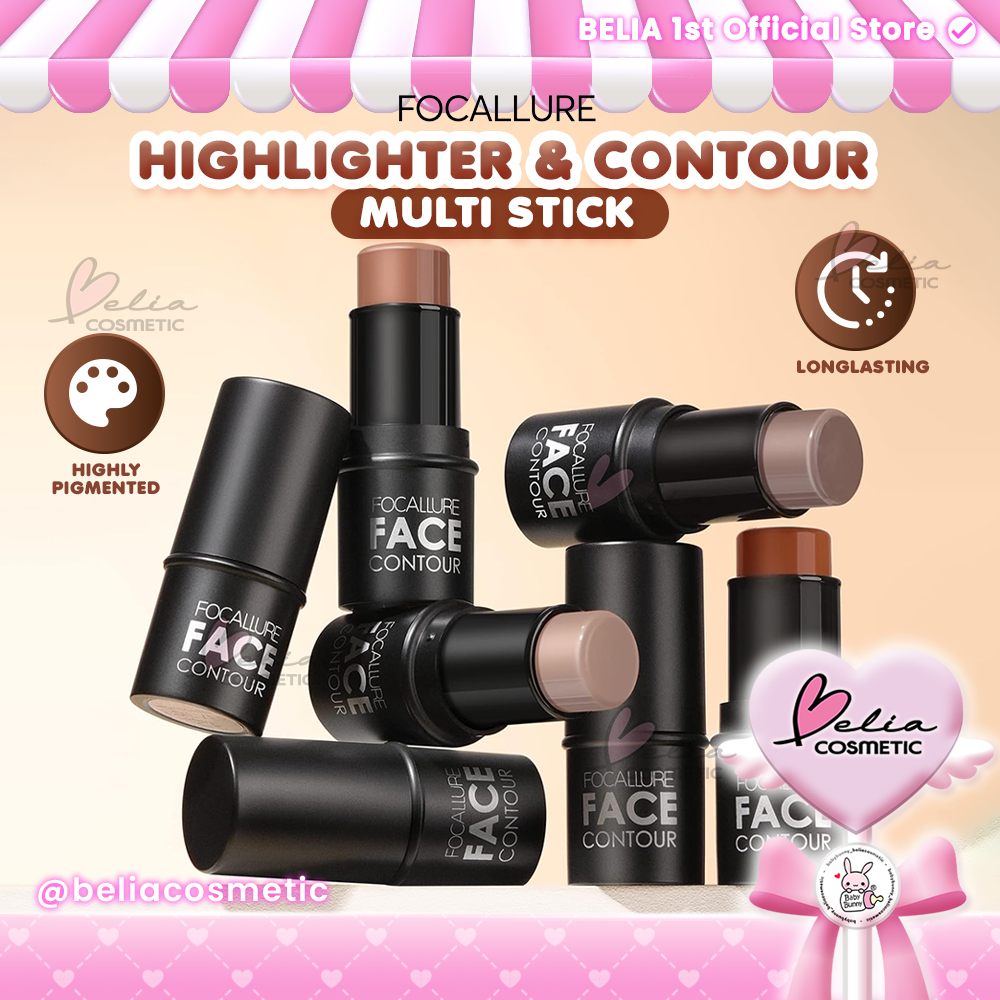 ❤ BELIA ❤ FOCALLURE FA01 Highlighter & Contour Multi Stick | Silky Cream Highlighter