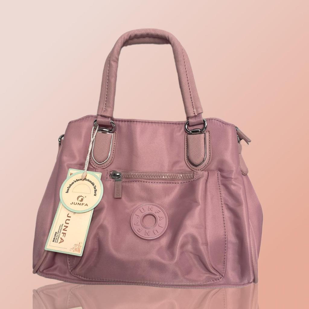 JUNFA - Tas Tote Bag Wanita Handle Bahu (sebelum CO mohon konfirmasi dulu)