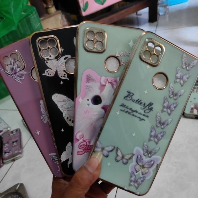 Softcase casing OPPO A15S A15 silikon case karakter gambar cewek bahan ful karet