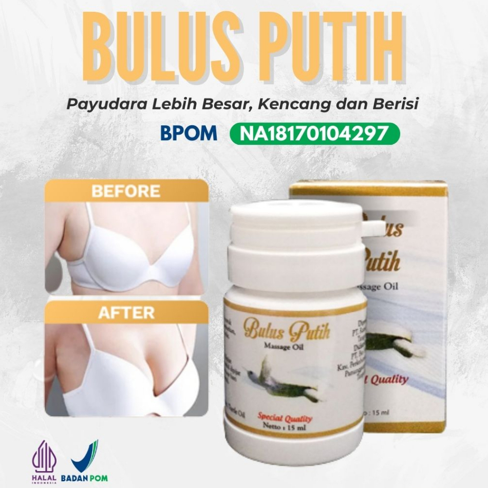 PEMBESAR PAYUDARA PENGENCANG PAYU DARA KENDUR PALING AMPUH PERMANEN CEPAT AMAN BIO HERBAL MINYAK BUL