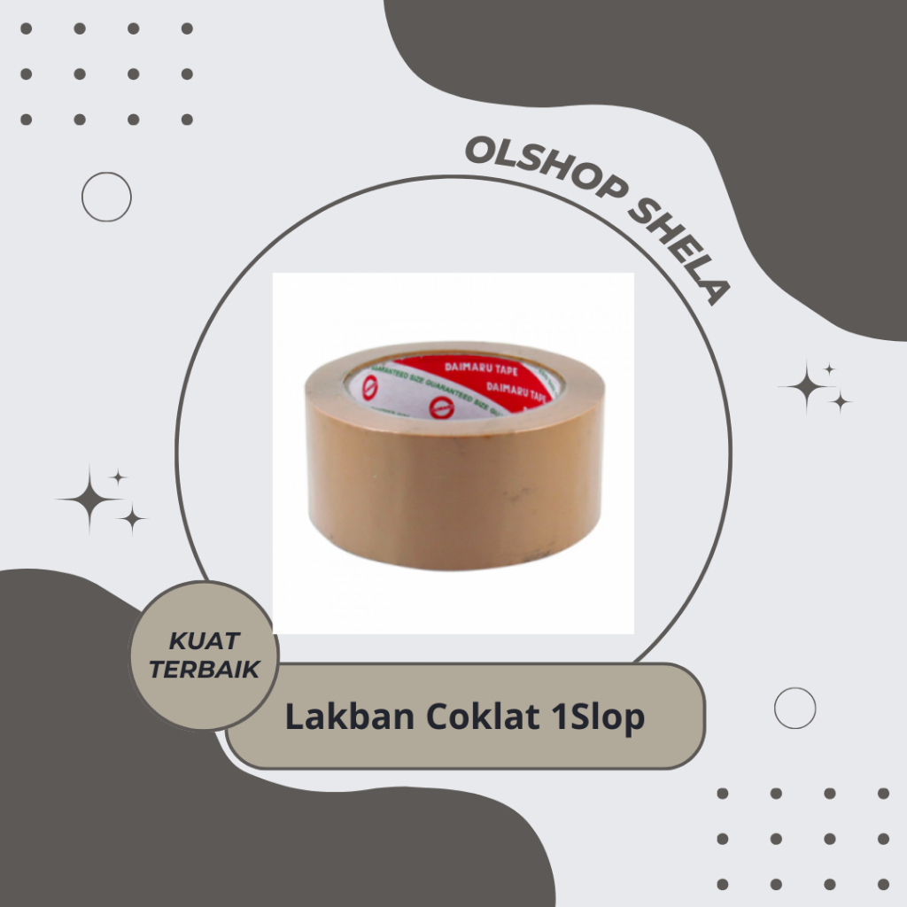 

Lakban Coklat 1Slop