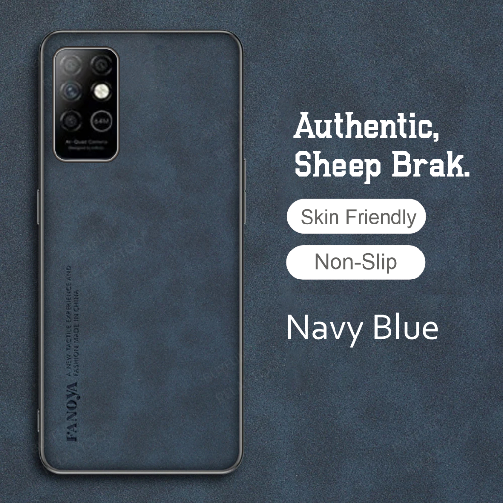 Case Infinix Note 8 Softcase Leather Light Luxury Sheepskin