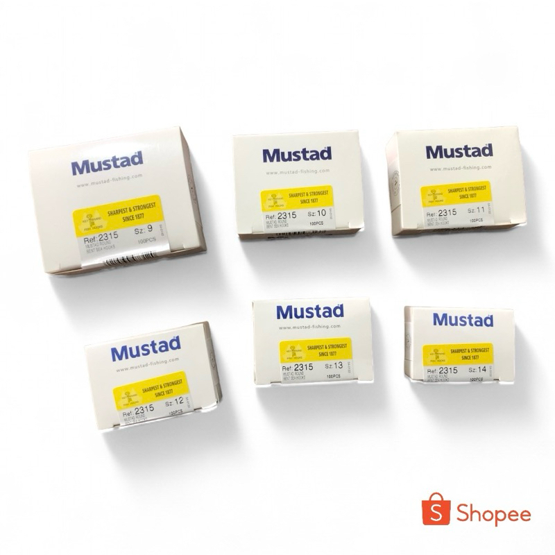 Pancing/ Mata Kail Mustad Cap Kunci 2315 (tanpa lobang) no.9 -20