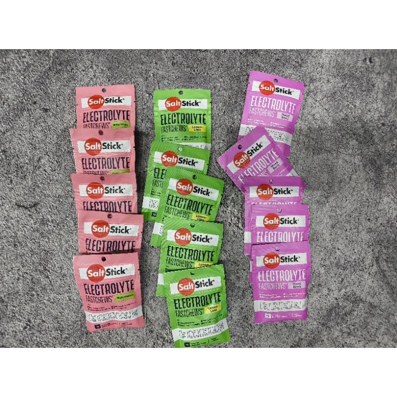 

SaltStick Fastchews Anti lelah kram keram cramping Recovery Electrolytes