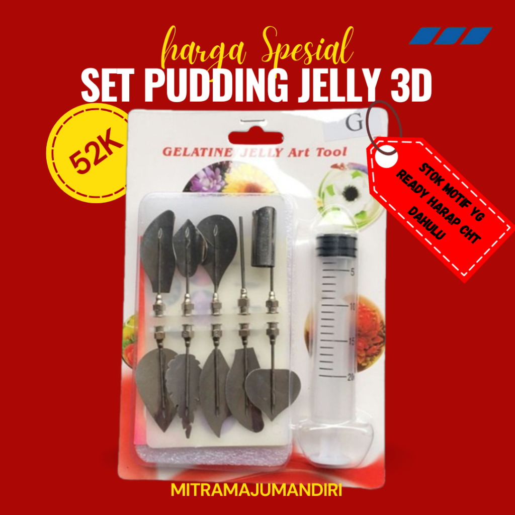 set Pudding Nozzle 3D Jelly Flower Cake Jello Gelatin Art Tool