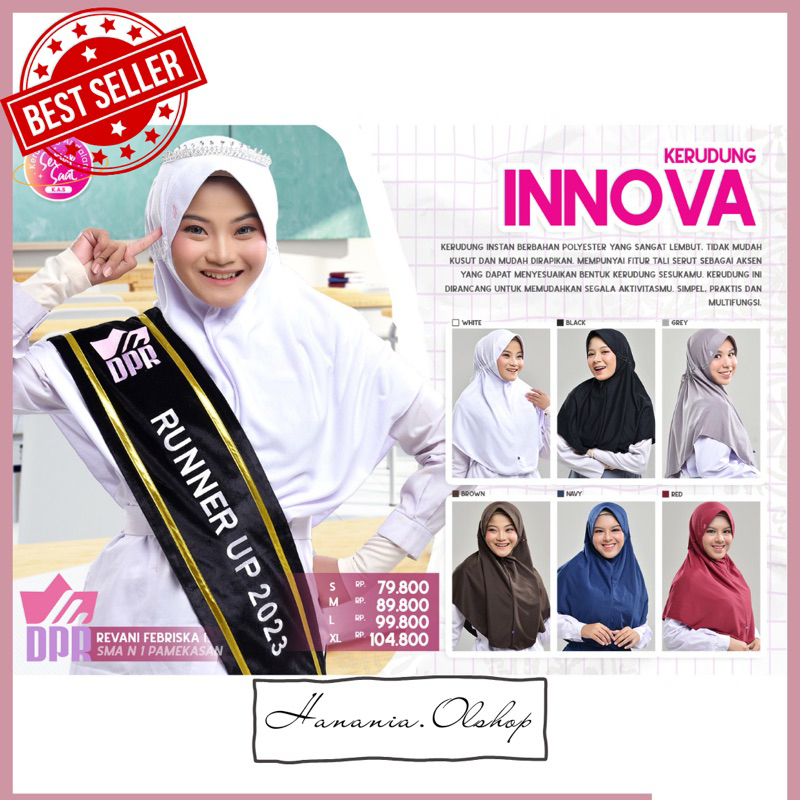 DISKON RABBANI - Rabbani Kerudung Innova | Kerudung sekolah rabbani | Kerudung anak sekolah