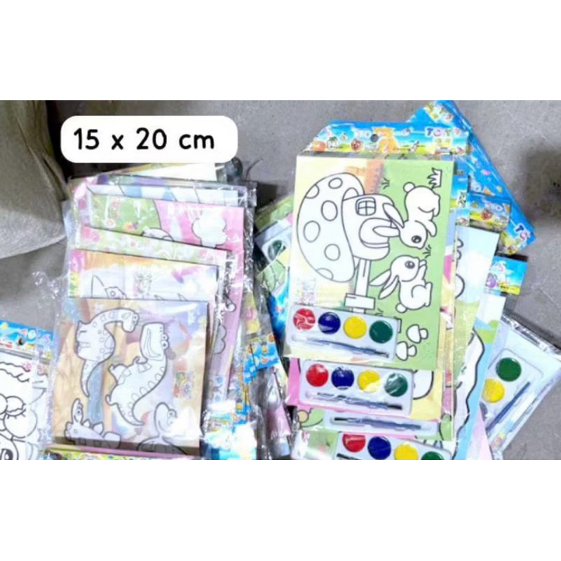 Mewarnai Cat Air Painting Mainan Edukasi Anak