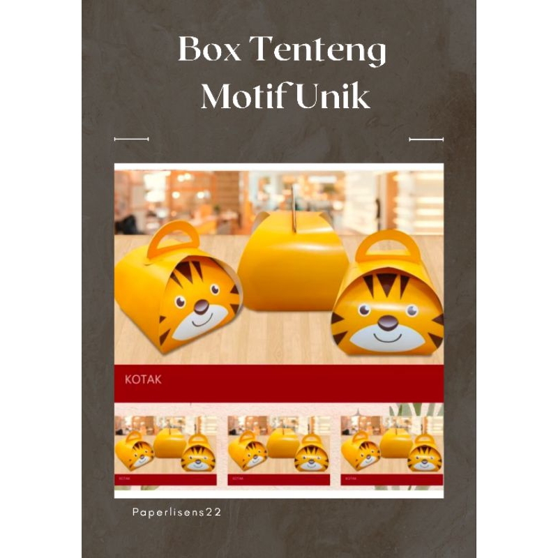 

Box Tenteng Motif / Box Tenteng / Box unik / Box Tenteng ulang tahun