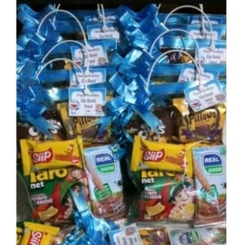 

( 100 pcs ) Paket Snack Ulang Tahun Anak / Bingkisan ulang tahun / Gift box