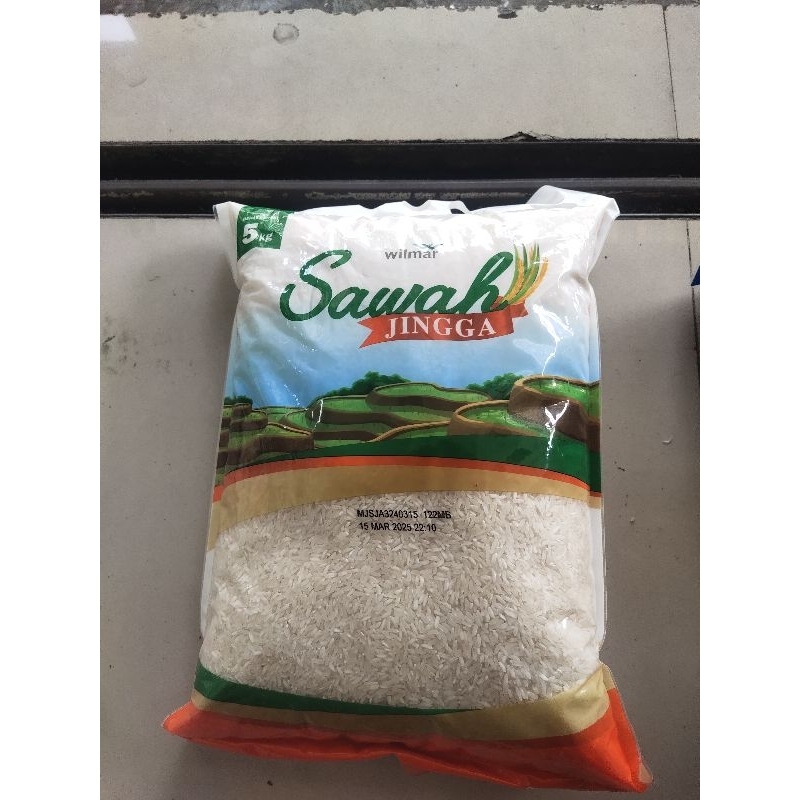 

Beras Merk Sawah Jingga 5kg