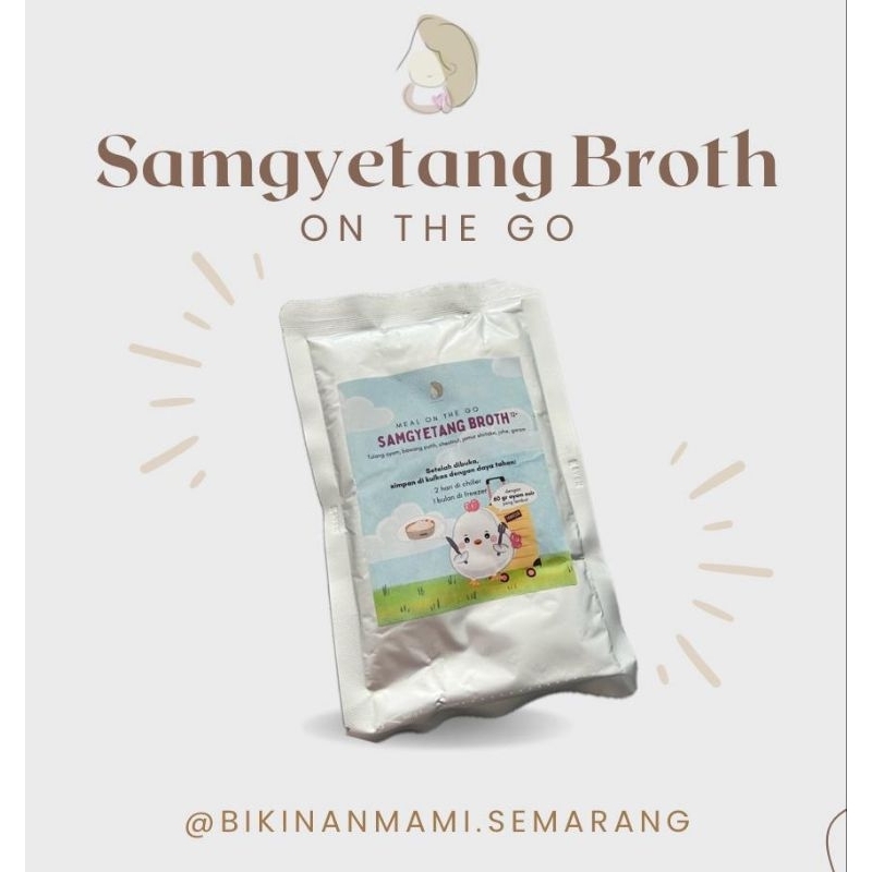

Bikinan Mami Samgyetang Broth ON THE GO - Ready to Eat - Antioksidan - Pemulihan Sakit Demam