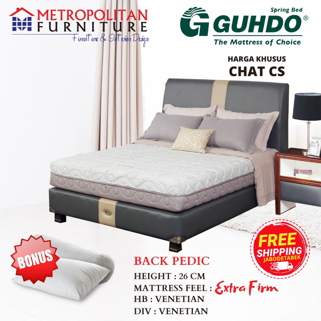 Kasur Springbed Guhdo Back Pedic FULL SET Venetian Style