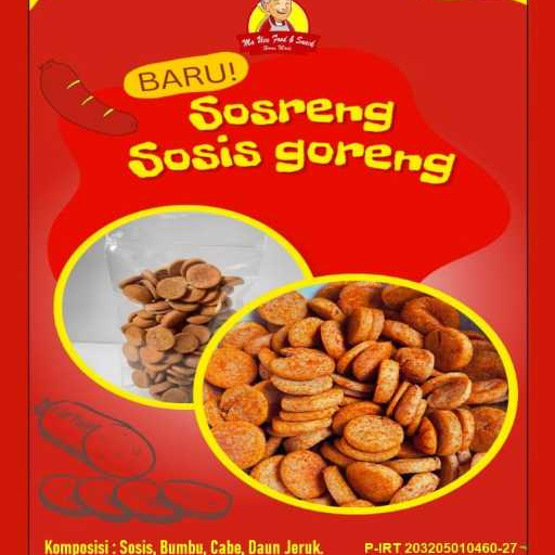 

Keripik Sosreng Sosis Goreng Pedas daun jeruk Cikruh 100gr original camilan viral snack bumbu melimpah GUDANGSNACK.TGR