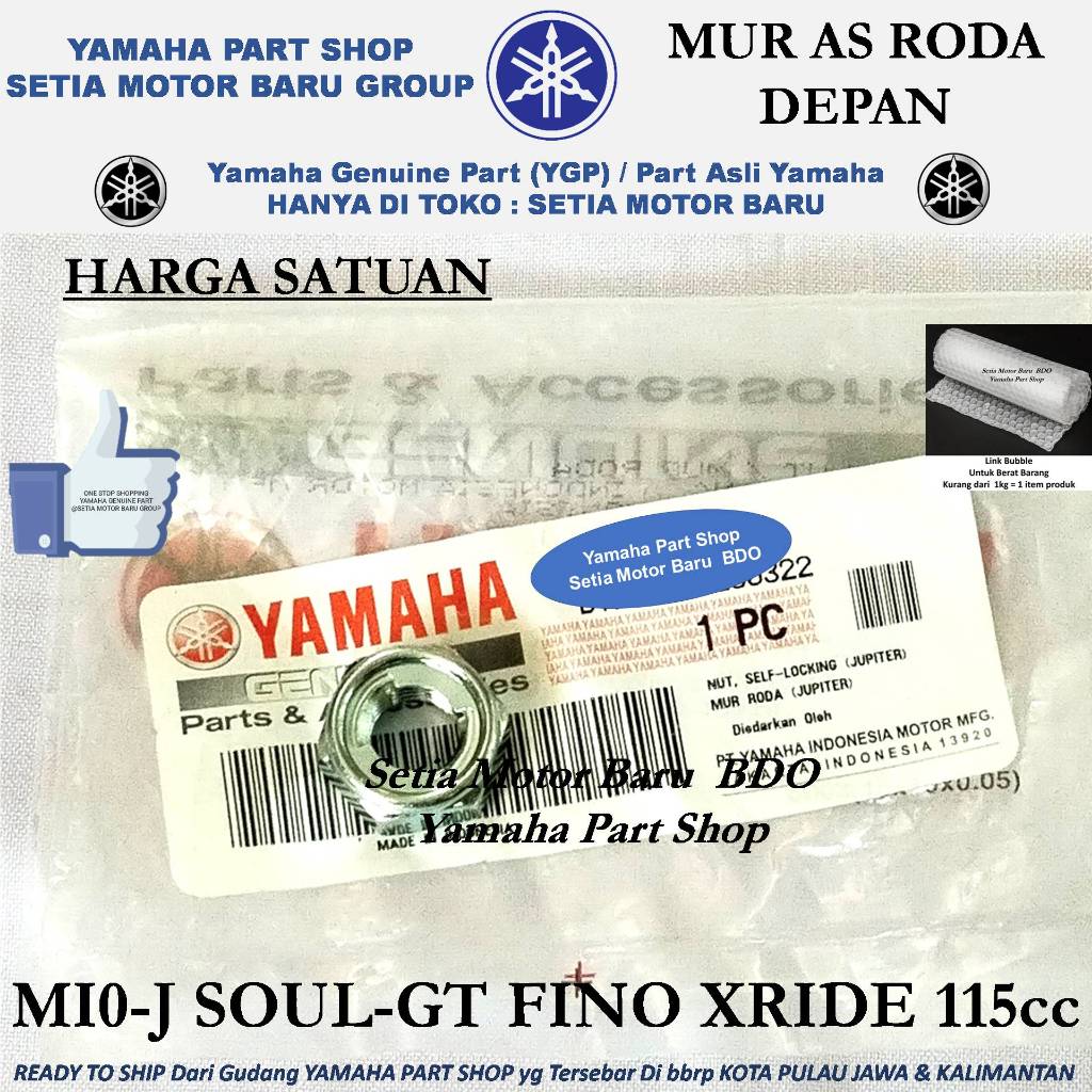 Mur As Roda Depan SoulGT Fino MioJ Xride 115cc Ori Asli Yamaha Bandung