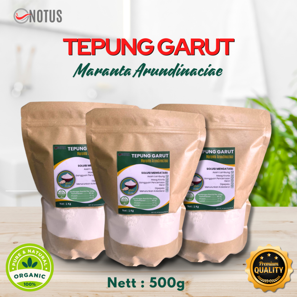 

Tepung Garut / Angkrik / Tepung Garut Asam Lambung / Irut /Arrowoot 500gram