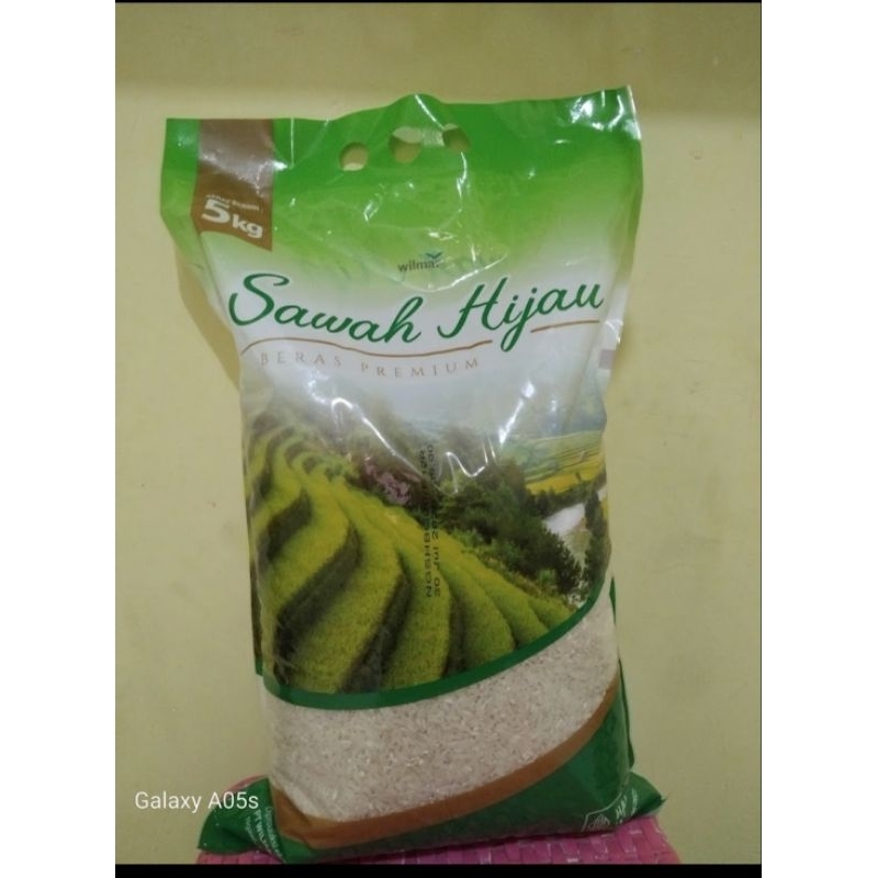 

Beras sawah hijau 5kg