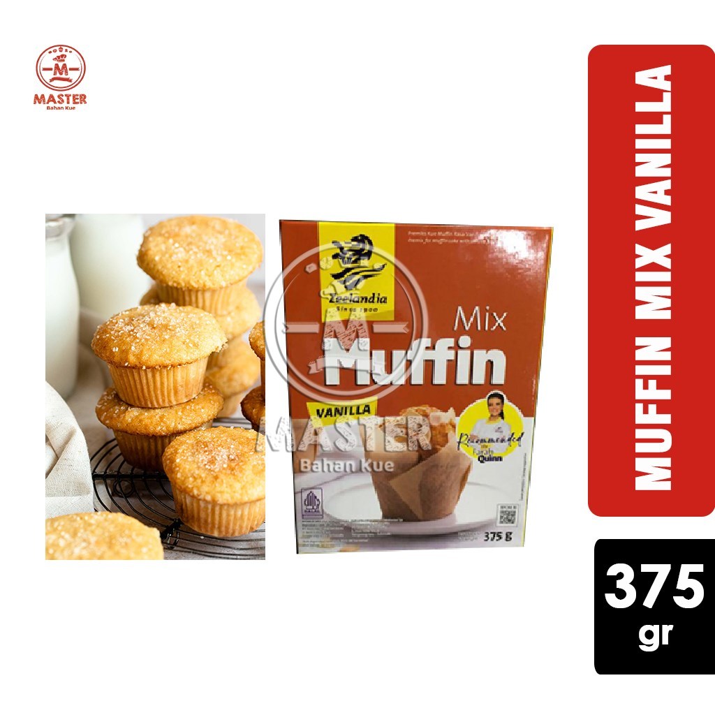 

Tepung Muffin Zeelandia Muffin Vanilla Premiks Vanilla Muffin Mix Instan [375gr]