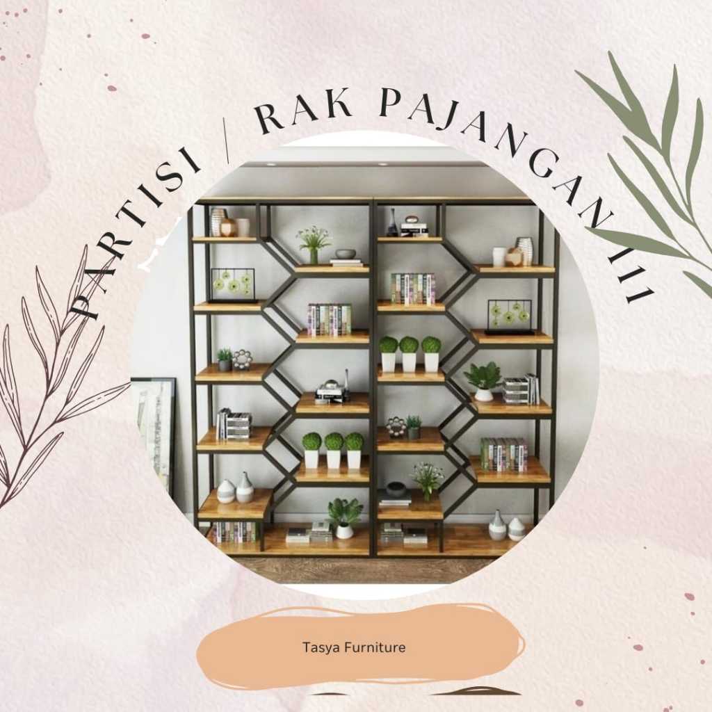 Rak Partisi Serbaguna Pembatas Ruangan